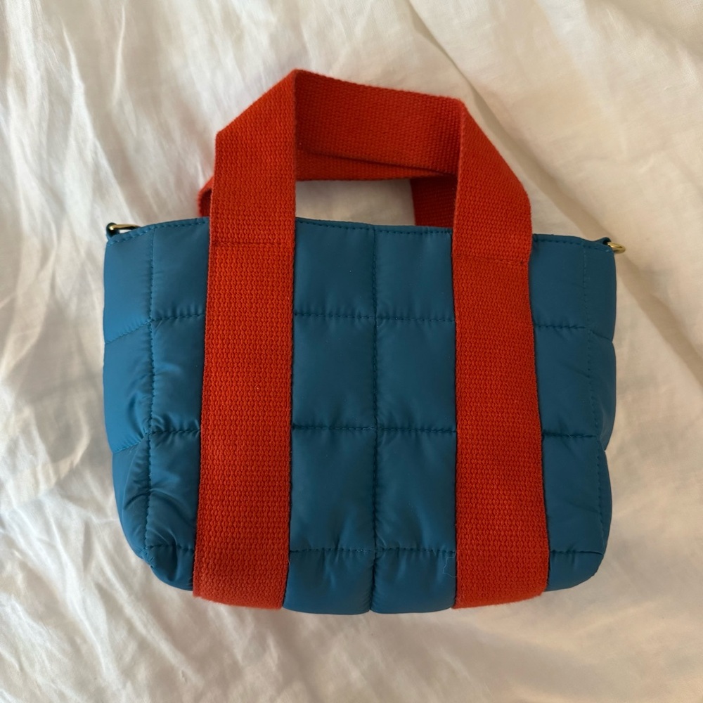 CLARE V nylon and cotton webbing mini bag
